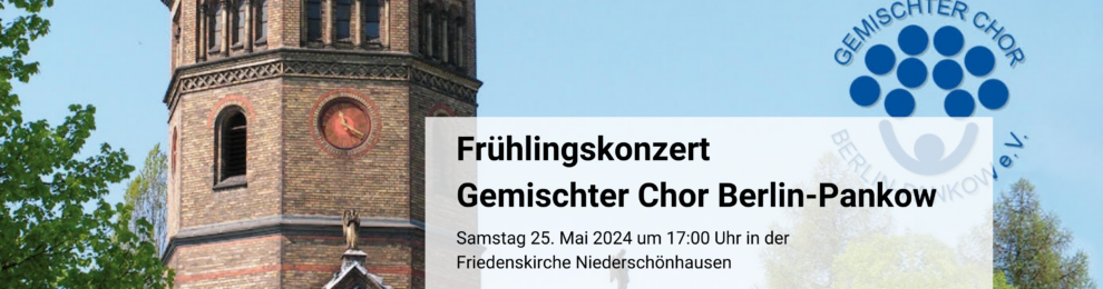 Frühlingskonzert „Verleih uns Frieden“ Frühlingskonzert „Verleih uns Frieden“